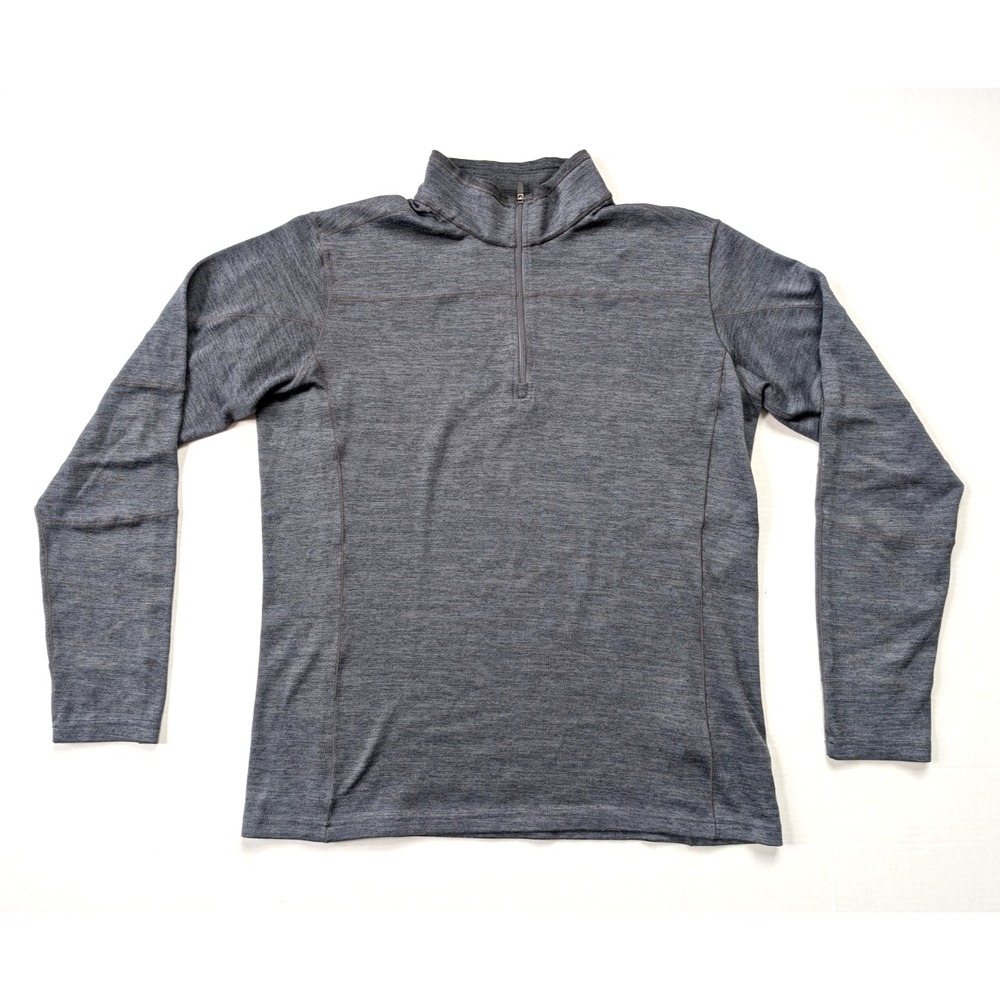 Kuhl Ryzer 1/4 Zip Mens Large Gray Long Sleeve Pullover